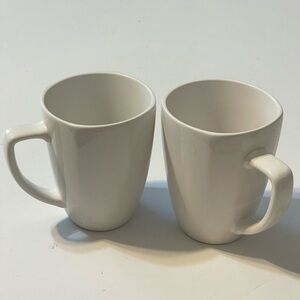 Classic White Ceramic Mugs